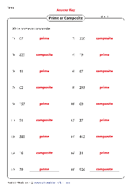 super teacher worksheet prime and composite