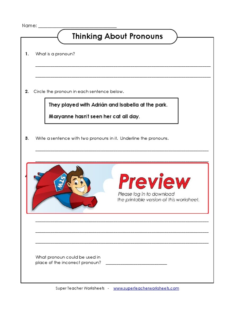 Thinking About Pronouns PDF | Download Free PDF | Pronoun | Noun
