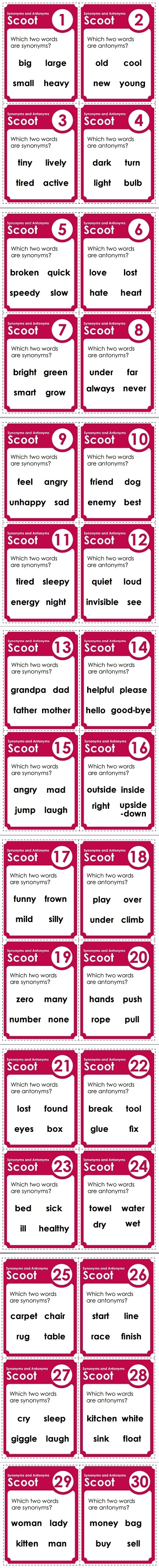 super teacher worksheet synonyms