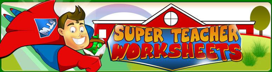 super teacher worksheet username and password