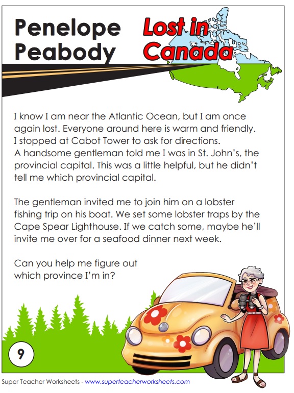 super teachers worksheet reading comprehension