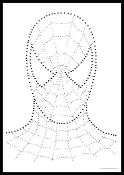 superhero worksheet preschool