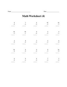 Math Order of Operations Worksheets :: 241 - 264