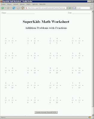Pedagogicke.info: SuperKids Math Worksheet Creator
