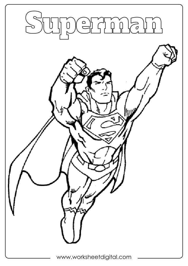 Superman - Worksheet Digital