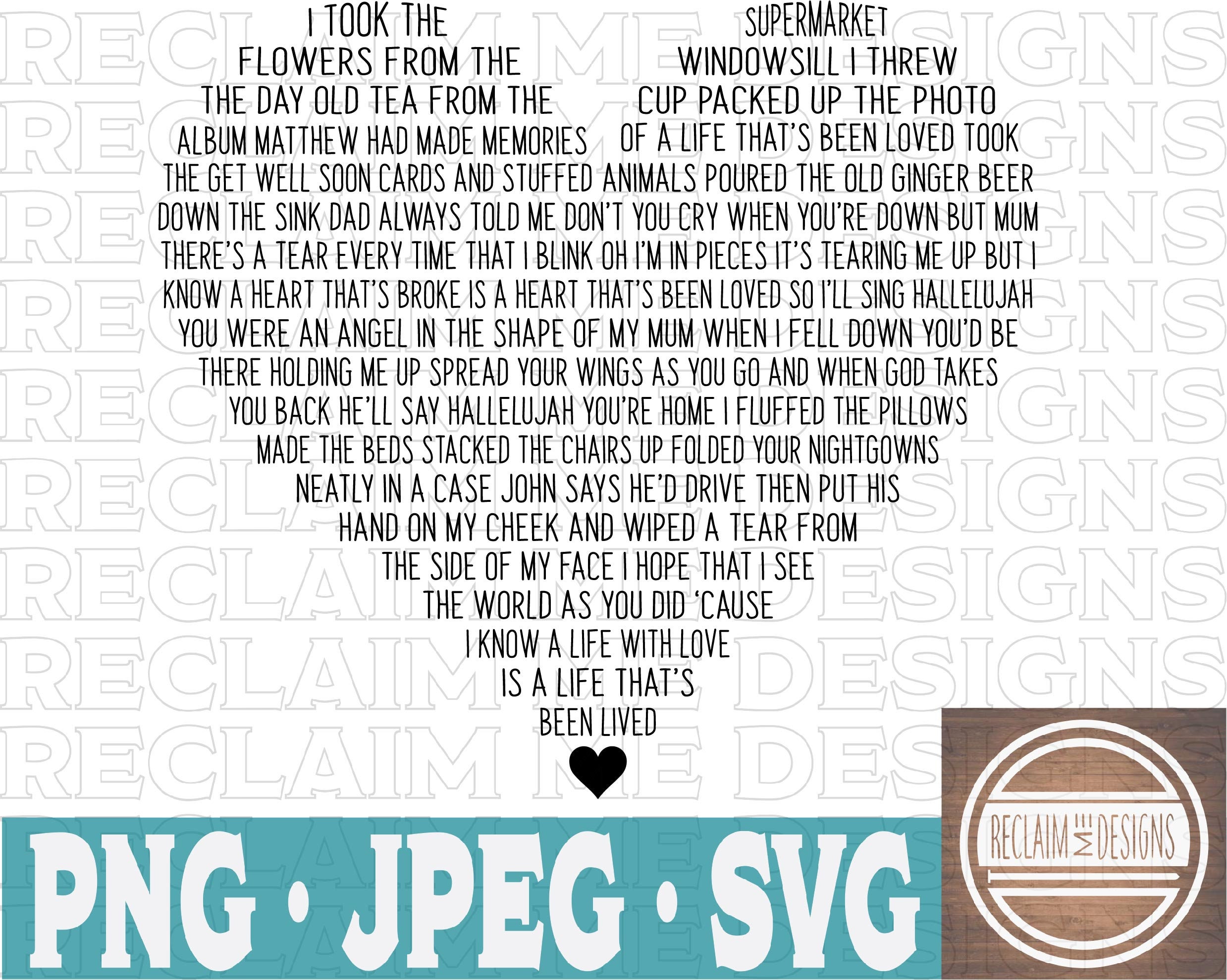 supermarket flowers printable lyrics