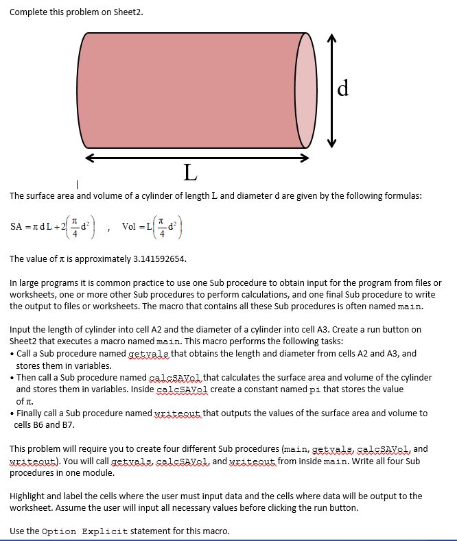 surface area and volume of cylinders worksheet