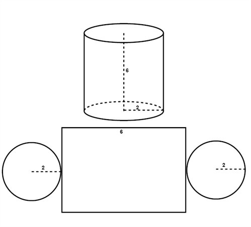 surface area of cylinders and prisms worksheet