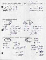 03-11-2016 - ANSWERS - 12.2 HW Surface Area of Prisms and ...