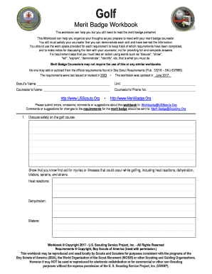 swimming merit badge worksheet answers