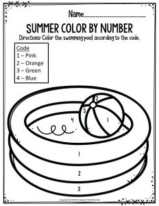 Summer Printable Preschool Worksheets - The Keeper of the Memories