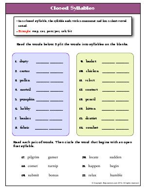 Biglearners Worksheet | Biglearners