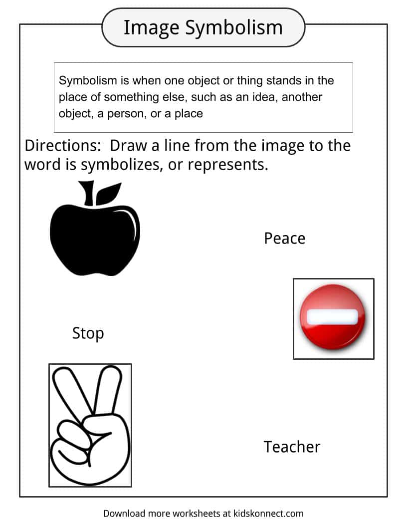 Symbolism Examples, Definition &  Worksheets For Kids