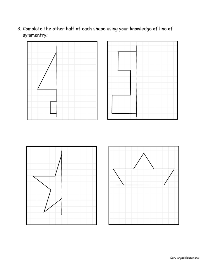 symmetry printable worksheet