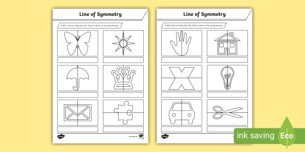 symmetry worksheet for 2nd grade