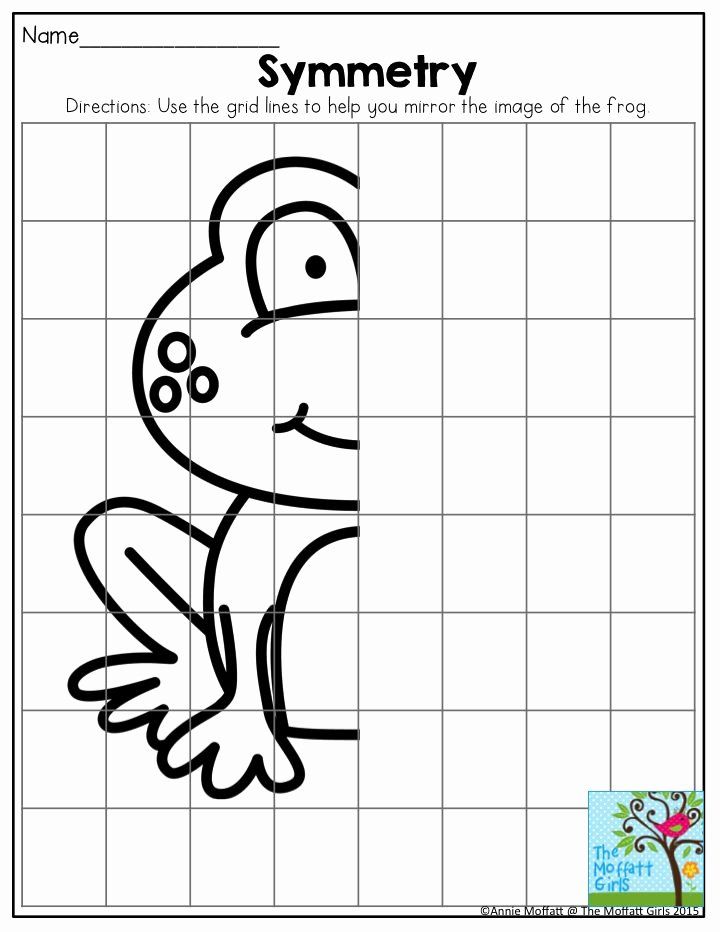 symmetry worksheet for 2nd grade