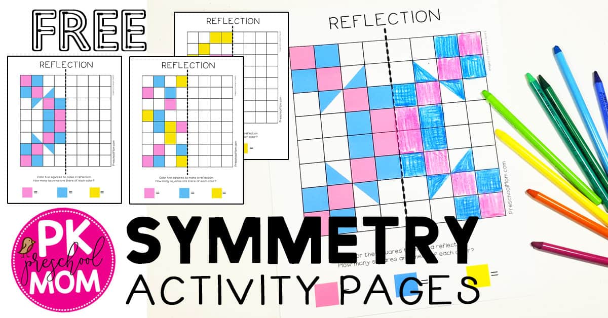 symmetry worksheet free