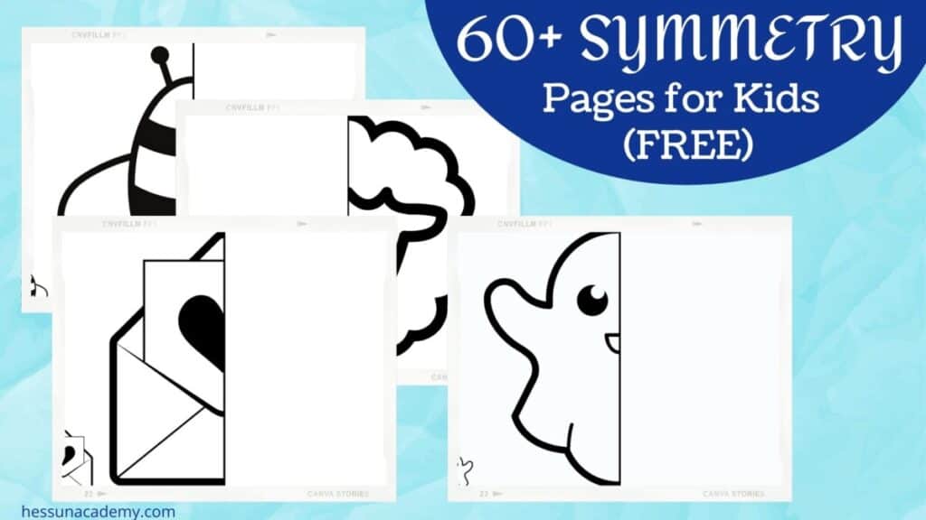 A Whole Years Worth of Free Printable Symmetry Worksheets (60+) ...
