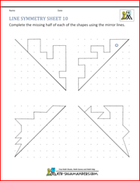 Symmetry Worksheets