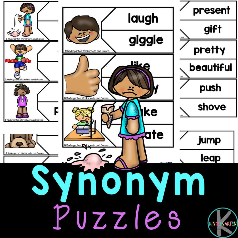 synonyms worksheet