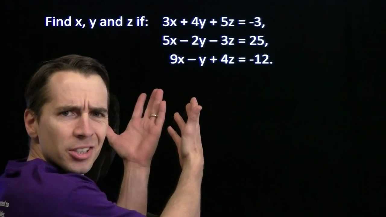 systems of 3 equations worksheet