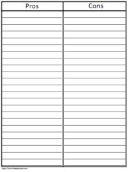T Charts Worksheets