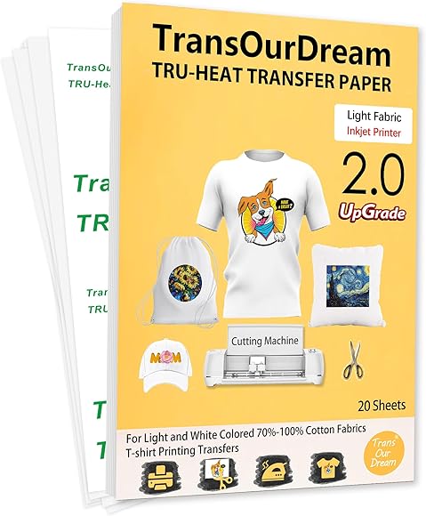 How to choose Heat Transfer paper - Light or Dark? T-shirt printing from  home