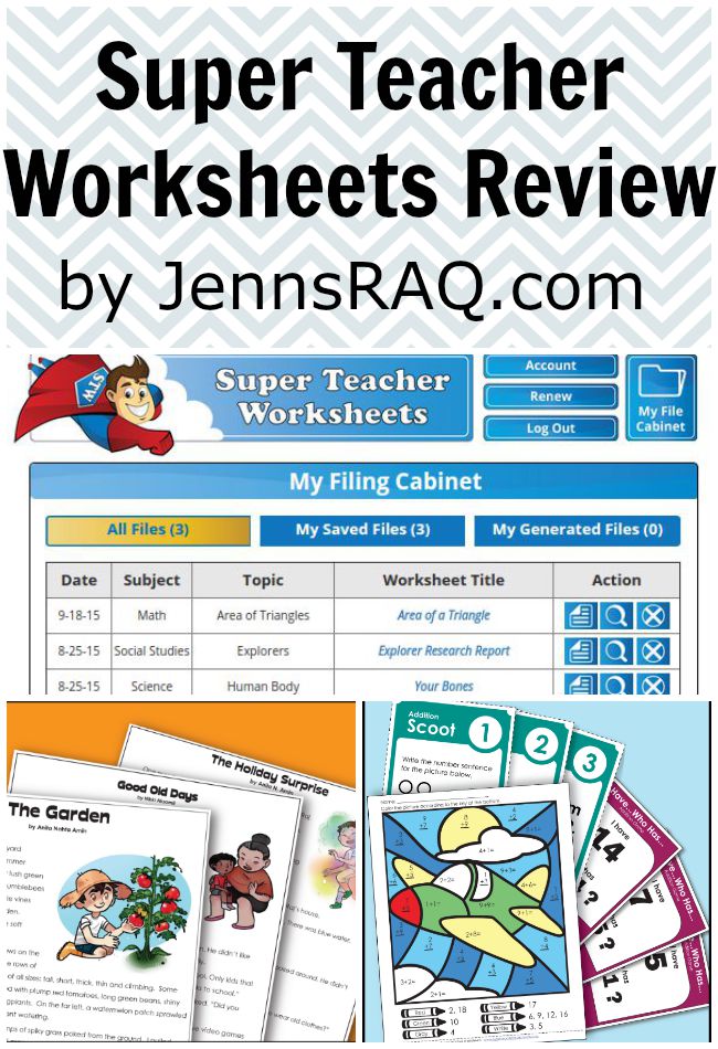Homeschooling with Super Teacher Worksheets — Entirely at Home