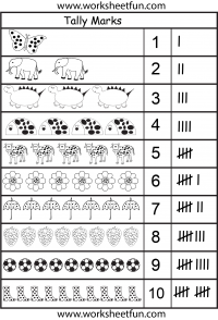 Tally Marks / FREE Printable Worksheets - Worksheetfun