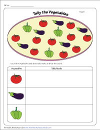Tally Marks Worksheets