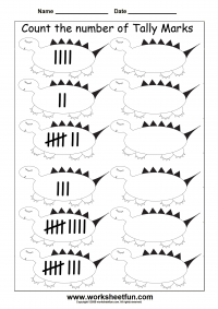 Tally Marks - 3 Worksheets / FREE Printable Worksheets - Worksheetfun