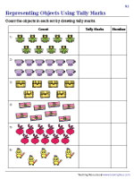 Tally Marks Worksheets