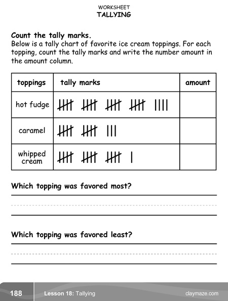 Counting Tally Marks | Homeschool Books, Math Workbooks and Free ...