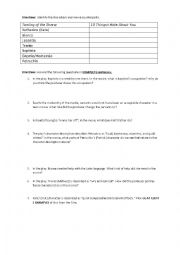 taming of the shrew worksheet