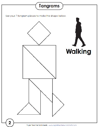 tangram puzzle worksheet