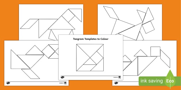 tangram puzzle worksheet