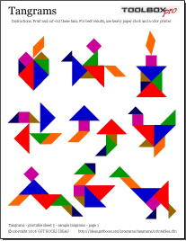IDEAS Tangrams Program Resources - Printable Resources