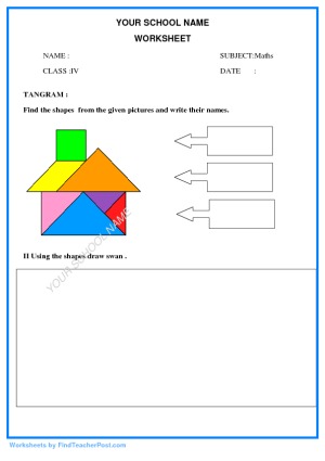 Tangram | Find Teacher Post Worksheets