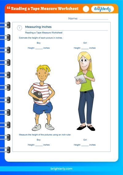 Free Reading a Tape Measure Worksheets [PDFs] Brighterly