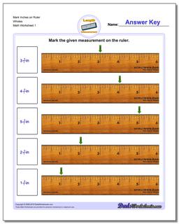 Mark the Ruler in Inches