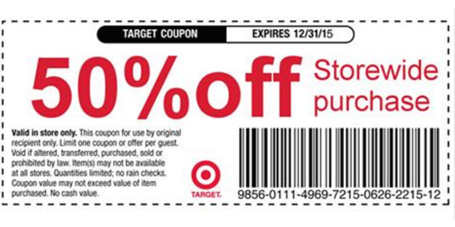 Viral Target coupon offering 50% off debunked