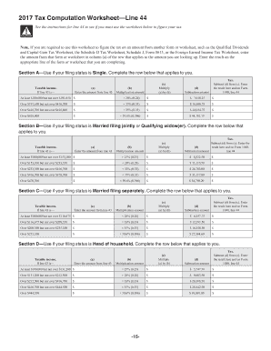 IRS 1040 Tax Table form | pdfFiller