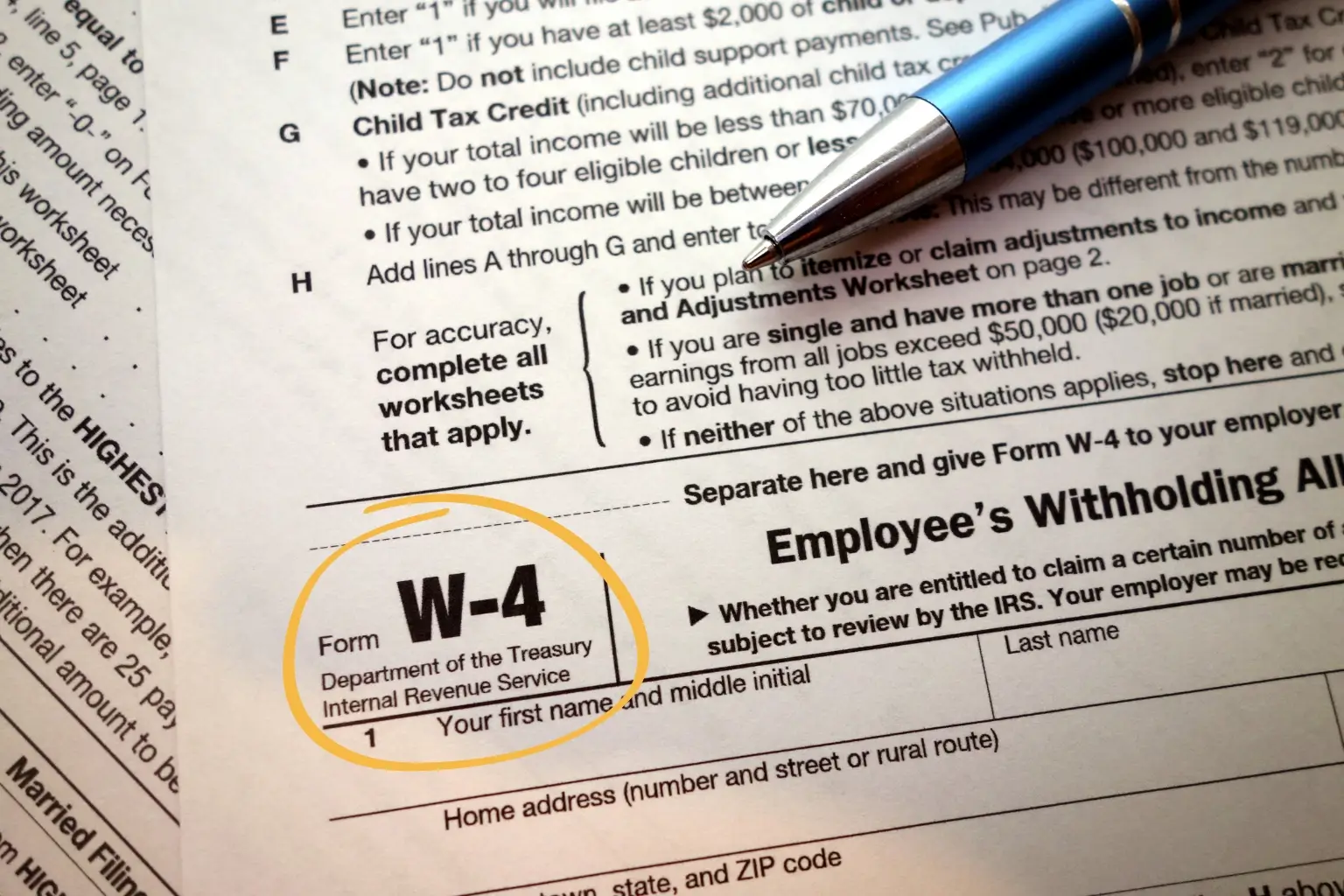 What You Need to Know About the W-4 and Tax Withholding - Honest ...