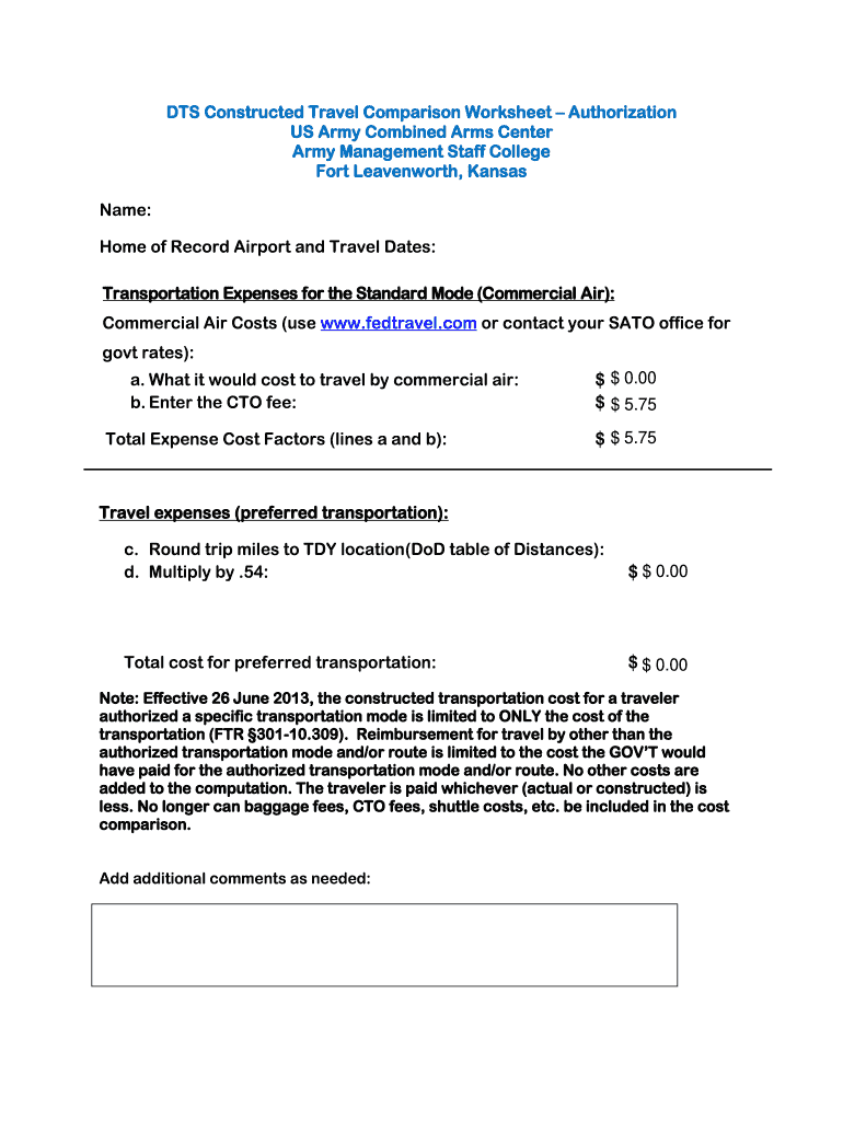 Constructed Travel Worksheet - Fill Online, Printable, Fillable ...