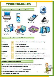 teach nology worksheet vocabulary