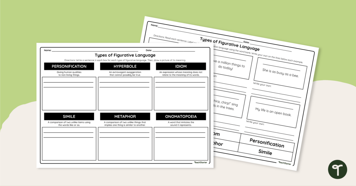 To My Teacher... Worksheet | Teach Starter