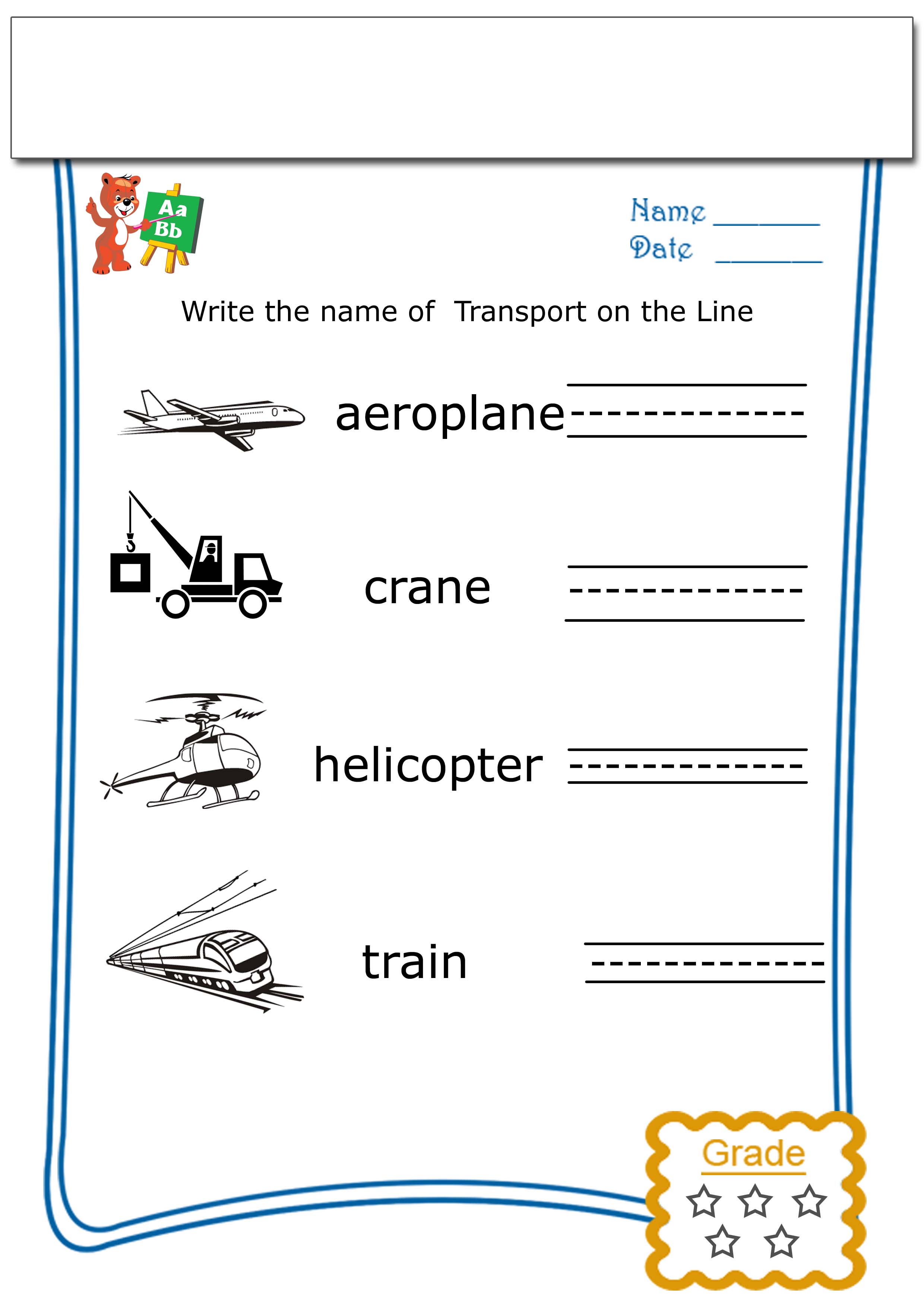 teach your child to write their name worksheet
