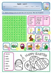 teacher easter worksheet
