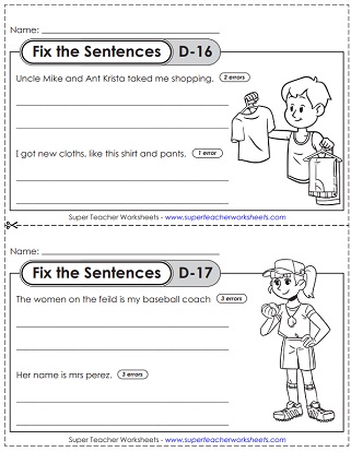 teacher helper worksheet for fourth grade