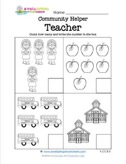 teacher helper worksheet